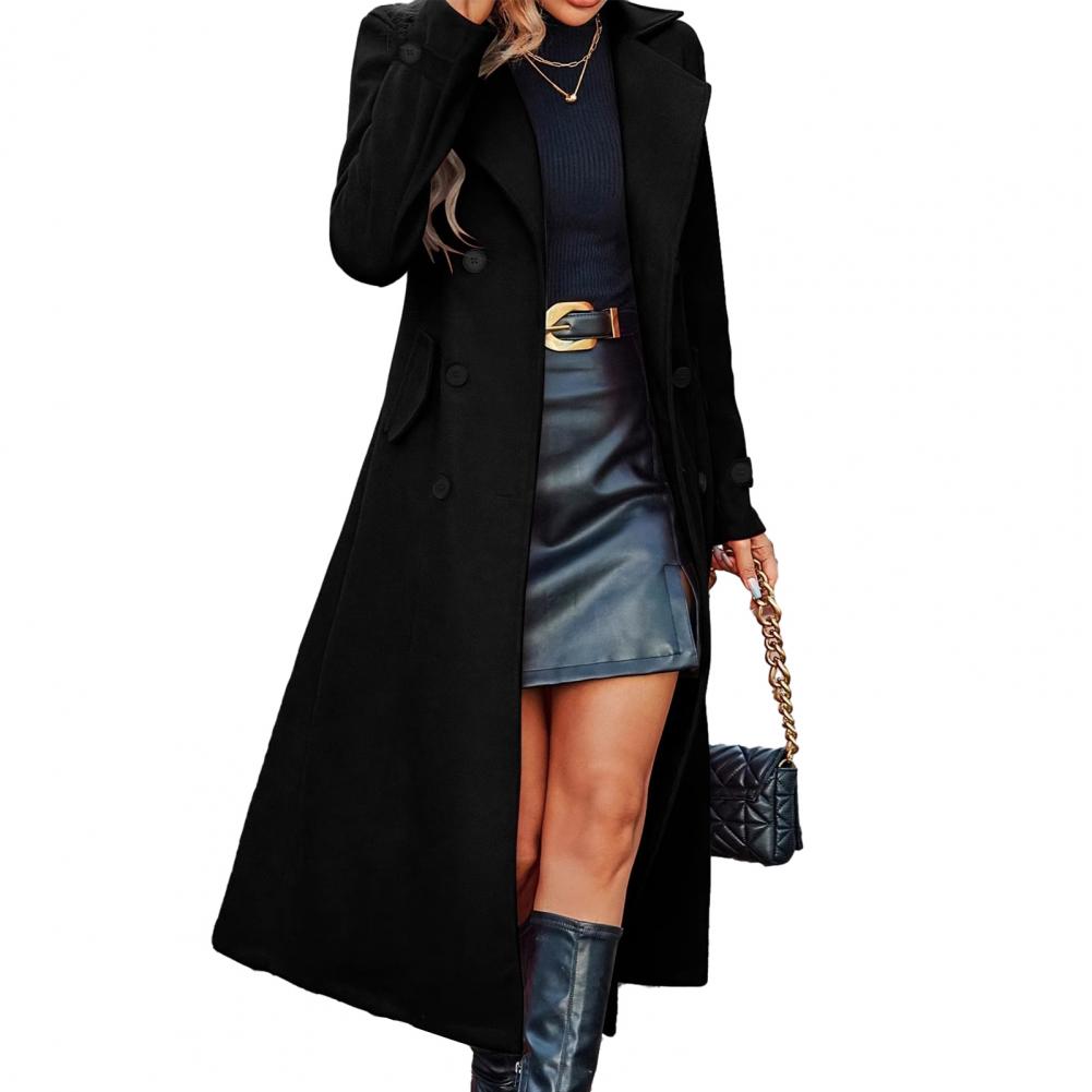 Autumn Coat Women's Long Wool  - Wool Coat Peacoat reseña y precio