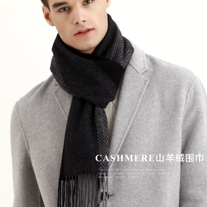 Pashmina Scarf Men Winter Stri - Wool Scarf Men reseña y precio