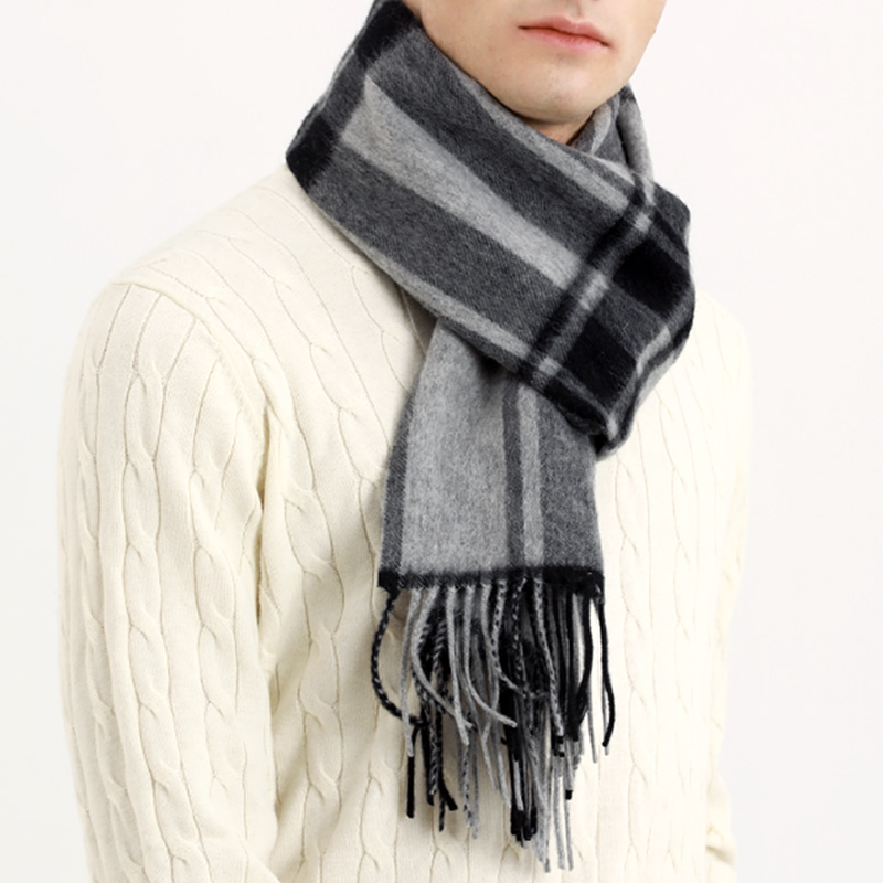 Pashmina Scarf Men Winter Stri - Wool Scarf Men reseña y precio