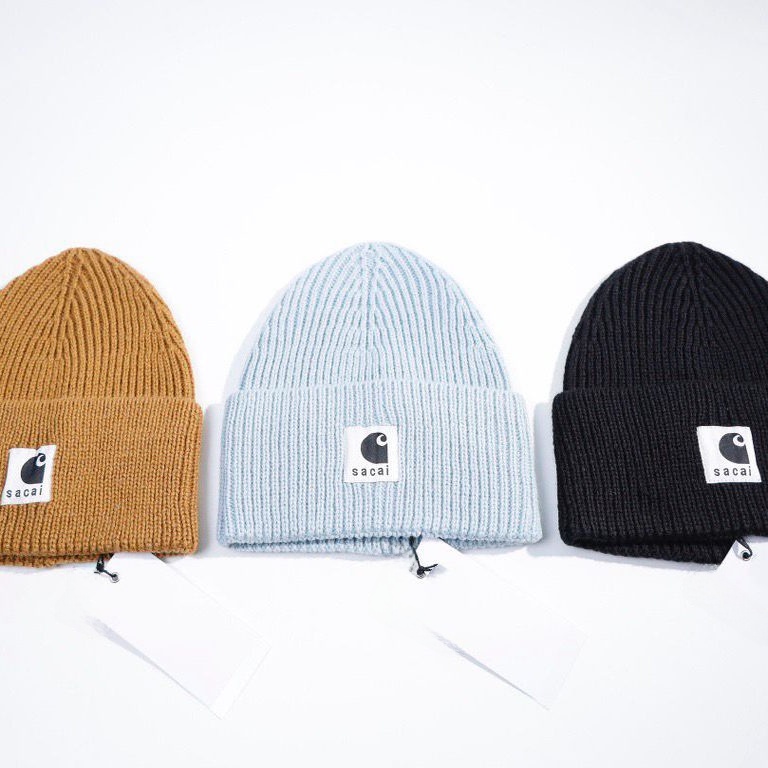 Vuu Sacai Collaborative Patchw - Knit Beanie Hat Warm reseña y precio