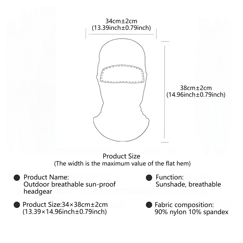 GTUBIKE Breathable Balaclava H - Balaclava Ski Mask reseña y precio