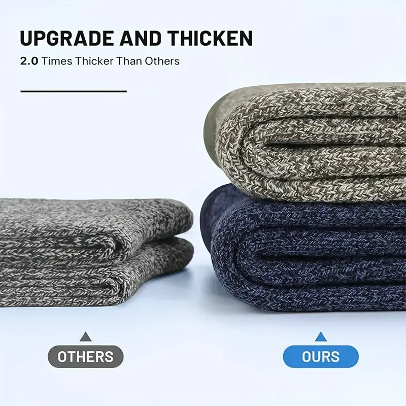 5 Pairs Merino Wool Socks for  - Thermal Sock Wool reseña y precio