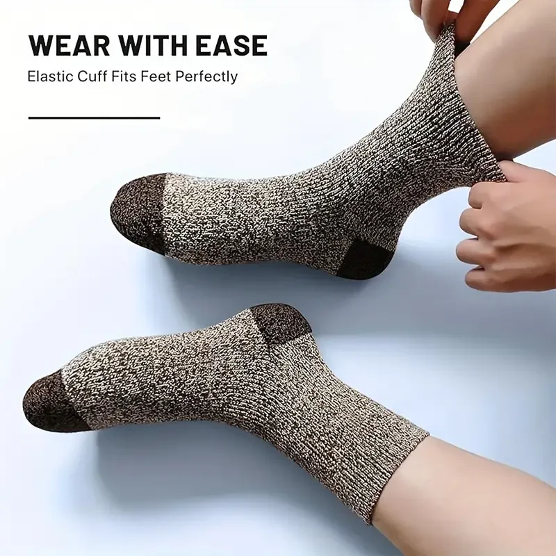 5 Pairs Merino Wool Socks for  - Thermal Sock Wool reseña y precio