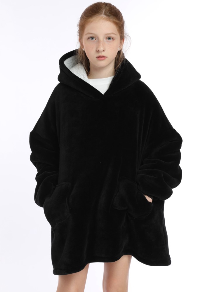 Winter Sherpa Blanket Teens Ho - Sherpa Hoodie Fleece reseña y precio