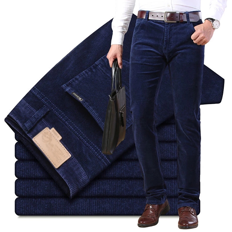 Autumn Winter Men`s Thick Warm - Corduroy Pant Warm reseña y precio