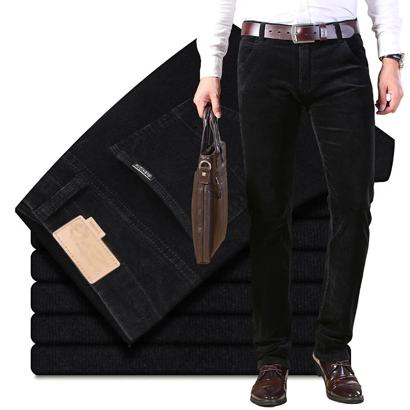 Autumn Winter Men`s Thick Warm - Corduroy Pant Warm reseña y precio