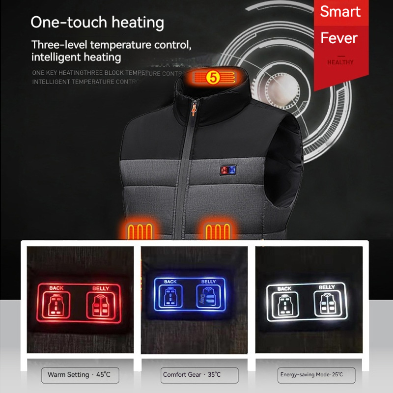 2025 New Heated Vest for Men W - Heated Vest Battery reseña y precio