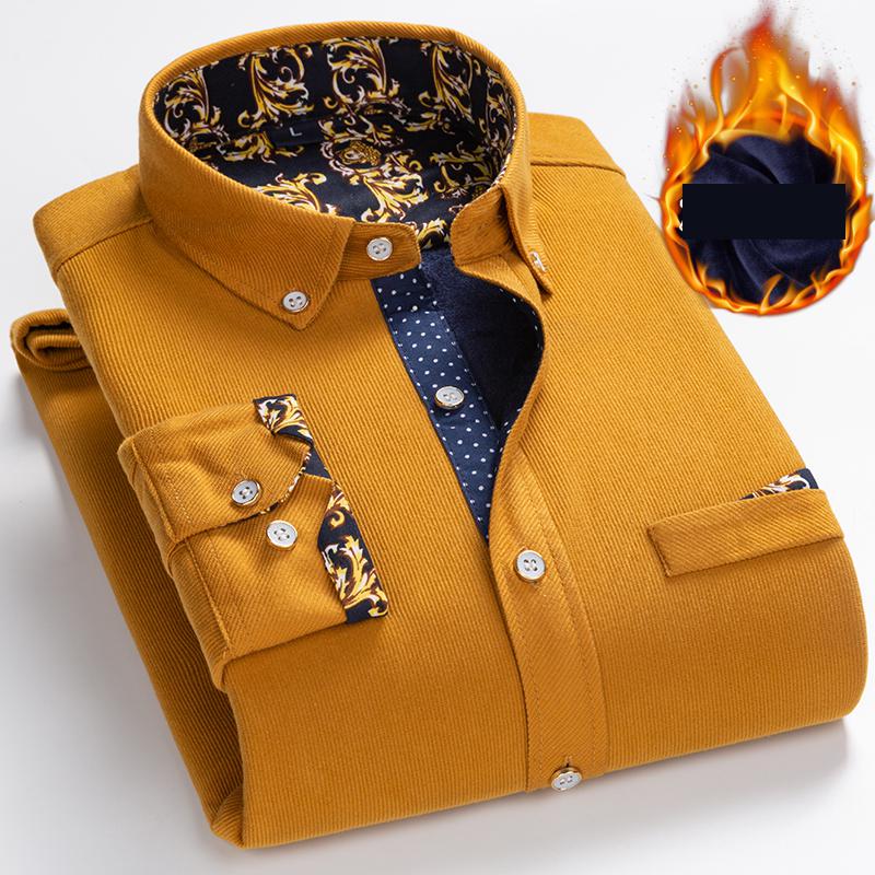 Thermal Men's Heavyweight Cord - Flannel Shirt Lined reseña y precio